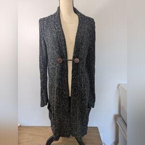 Windriver Cozy Gray Knit Sweater Cardigan